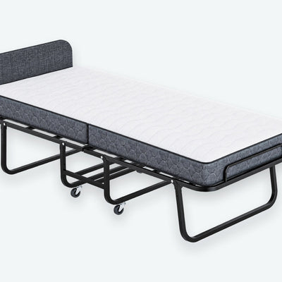 Vouwbed 90 × 200 met koudschuim matras